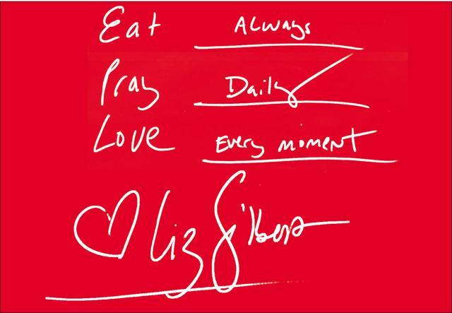 Elizabeth Gilbert’s message for all Elizabeth Gilbert’s message for all