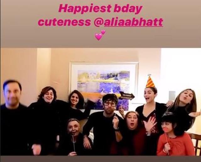 Riddhima Kapoor Sahni’s post on Instagram.