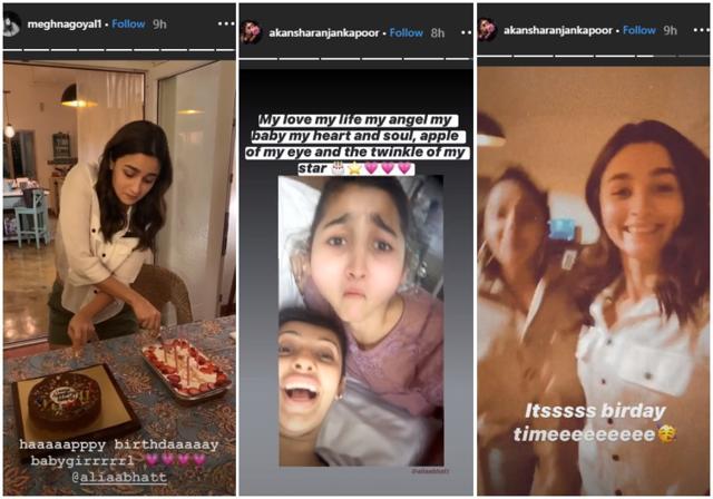 Akansha Ranjan too shared pictures from Alia Bhatt’s birthday celebrations. Akansha Ranjan too shared pictures from Alia Bhatt’s birthday celebrations.