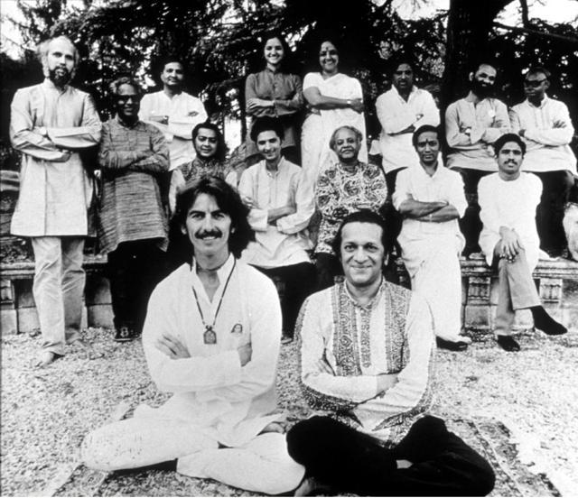Harrisson with Pandit Ravi Shankar. Pandit Hariprasad Chaurasia can be seen in the back row, third from left. Harrisson with Pandit Ravi Shankar. Pandit Hariprasad Chaurasia can be seen in the back row, third from left.