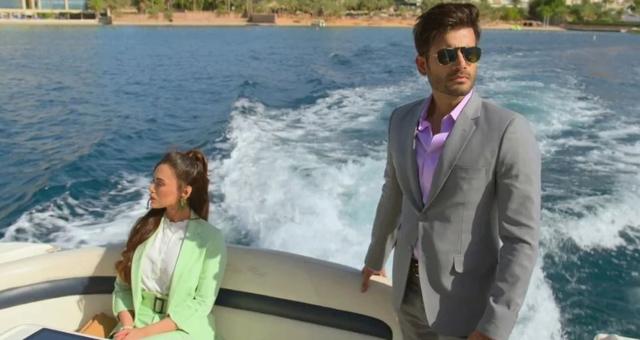 Sana Khan and Karan Tacker in a still from Special OPS.