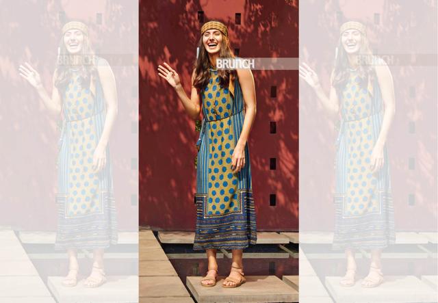 Dress, Max Fashion; scarf (worn as bandana) Ritu Kumar; footwear, Bata (Vidushi Gupta ) Dress, Max Fashion; scarf (worn as bandana) Ritu Kumar; footwear, Bata (Vidushi Gupta )