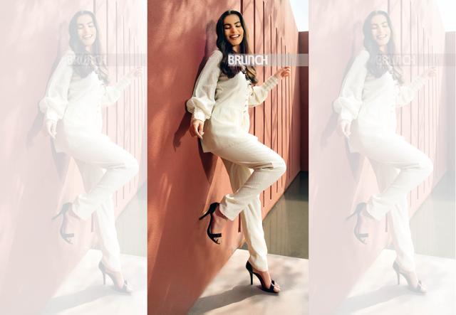 Pants and top, Pooja Shroff; necklace, EnInde; sandals, Dune London (Vidushi Gupta ) Pants and top, Pooja Shroff; necklace, EnInde; sandals, Dune London (Vidushi Gupta )