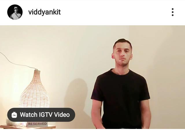 Ankit Verma (Photo: Instagram/viddyankit) Ankit Verma (Photo: Instagram/viddyankit)