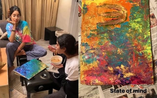 Janhvi Kapoor and Khushi Kapoor in self-isolation at home. Janhvi Kapoor and Khushi Kapoor in self-isolation at home.