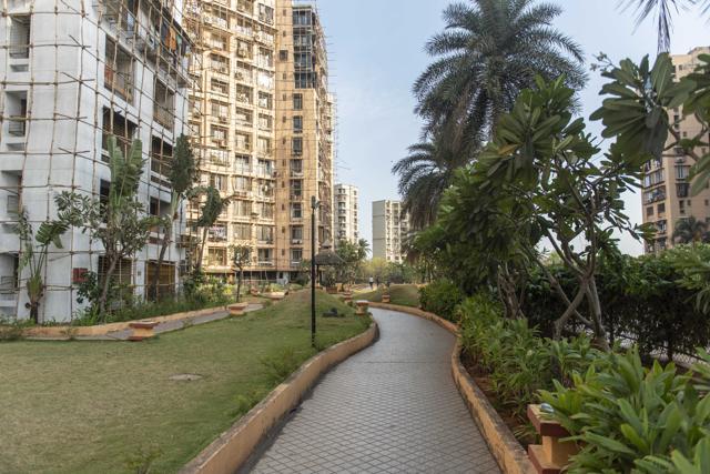 The garden area has been shut. (AALOK SONI/HT) The garden area has been shut. (AALOK SONI/HT)