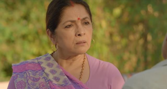 Neena Gupta in a still from Panchayat. Neena Gupta in a still from Panchayat.