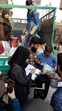 Students from various colleges and universities have come forward to help those in need. Students from various colleges and universities have come forward to help those in need.