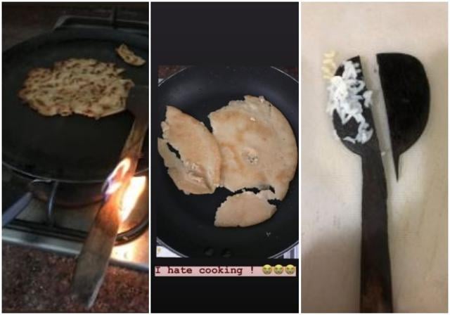 Richa Chadha really struggles with cooking.