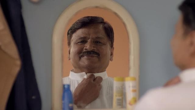 Raghubir Yadav as Pradhan Pati in Panchayat. Raghubir Yadav as Pradhan Pati in Panchayat.