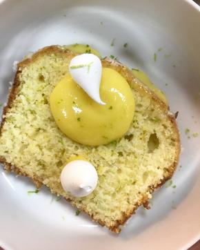 Lemon Pound Cake with lemon curd by chef Bani Nanda