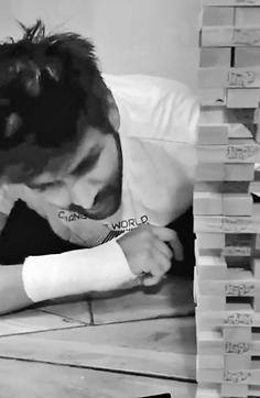 Actor Kartik Aaryan played a game of Jenga with his mother. (Photo: Instagram/kartikaaryan) Actor Kartik Aaryan played a game of Jenga with his mother. (Photo: Instagram/kartikaaryan)