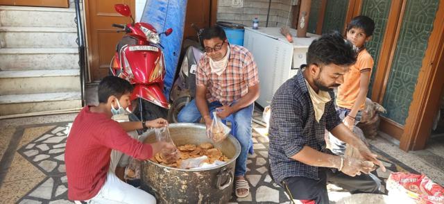 The image shows food being prepared.