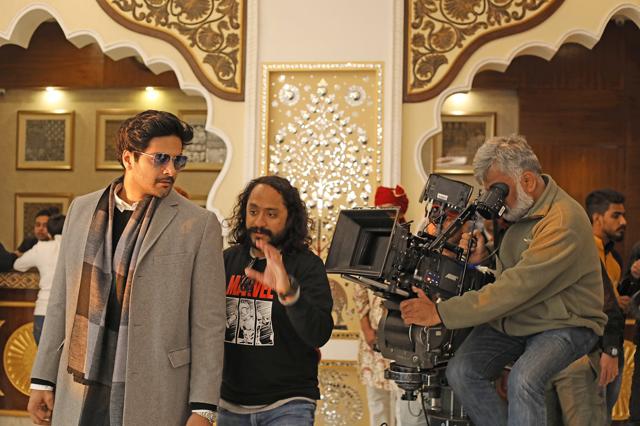 Ali Fazal on sets of Aaj Bhi. Ali Fazal on sets of Aaj Bhi.