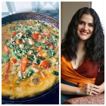 Singer Sona Mohapatra prepares a wholesome Frittata Singer Sona Mohapatra prepares a wholesome Frittata
