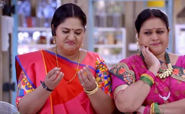 Actors Vandana Pathak (left) and Supriya Pathak in a still from Khichdi