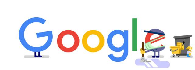 On April 9, the Google Doodle paid an ode to custodial and sanitation workers. (Google Doodle) On April 9, the Google Doodle paid an ode to custodial and sanitation workers. (Google Doodle)