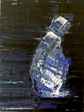 Woman confined in introspection by Delhi based French artist Stephanie Arpels Woman confined in introspection by Delhi based French artist Stephanie Arpels