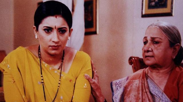 Smriti Irani aka Tulsi Virani in Kyunkii Saas Bhi Kabhi Bahu Thi... Smriti Irani aka Tulsi Virani in Kyunkii Saas Bhi Kabhi Bahu Thi...