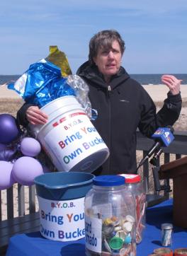The image shows some of the trash collected from New Jersey beaches in 2018. (AP) The image shows some of the trash collected from New Jersey beaches in 2018. (AP)