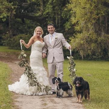 The image shows Mindy and Ben Cayer during their wedding. (AP) The image shows Mindy and Ben Cayer during their wedding. (AP)