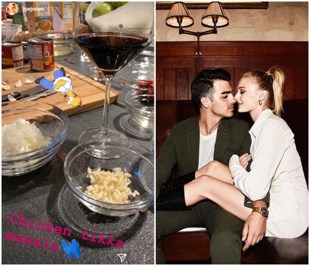 Joe Jonas treated his wife to chicken tikka masala. Joe Jonas treated his wife to chicken tikka masala.