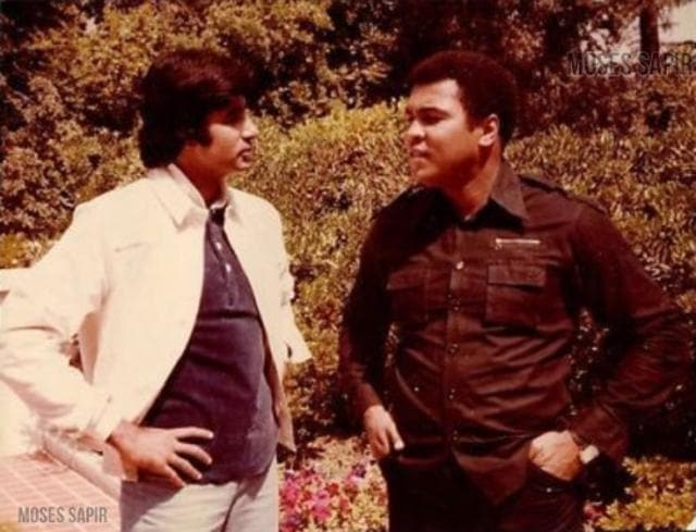 Amitabh shared this picture of his with Mohammad Ali in one of recent blog posts. (srbachchan.tumblr.com) Amitabh shared this picture of his with Mohammad Ali in one of recent blog posts. (srbachchan.tumblr.com)