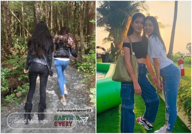 Shanaya Kapoor, Ananya Panday and Shah Rukh Khan’s daughter Suhana Khan are close friends. Shanaya Kapoor, Ananya Panday and Shah Rukh Khan’s daughter Suhana Khan are close friends.