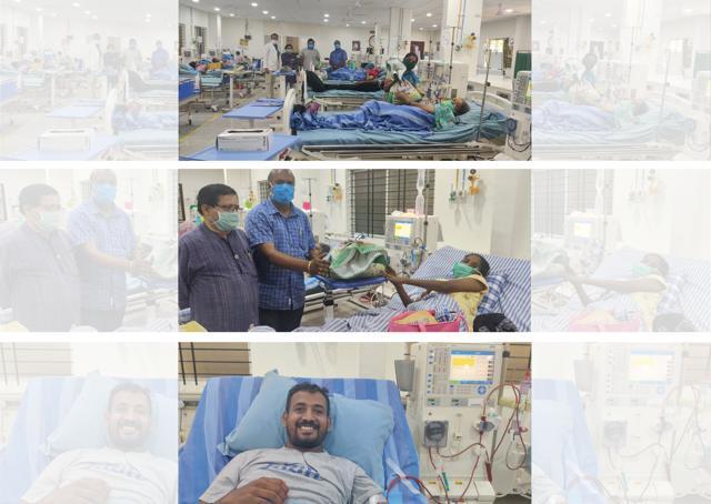 BKF has a total of 65 dialysis machines and has been performing over 3,000 dialysis every month BKF has a total of 65 dialysis machines and has been performing over 3,000 dialysis every month