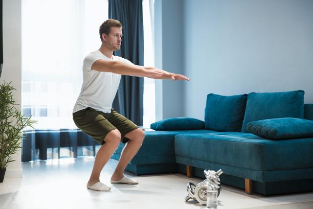 The principle of isometric is very simple – hold for an extended period of time the most difficult part of an exercise (Shutterstock) The principle of isometric is very simple – hold for an extended period of time the most difficult part of an exercise (Shutterstock)