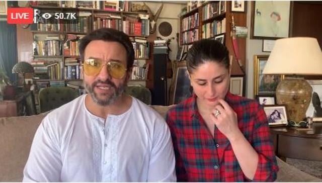 Saif Ali Khan and Kareena Kapoor shared a message for fans.