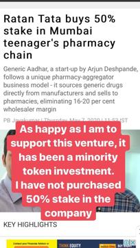 Ratan Tata shared this image on Instagram. Ratan Tata shared this image on Instagram.