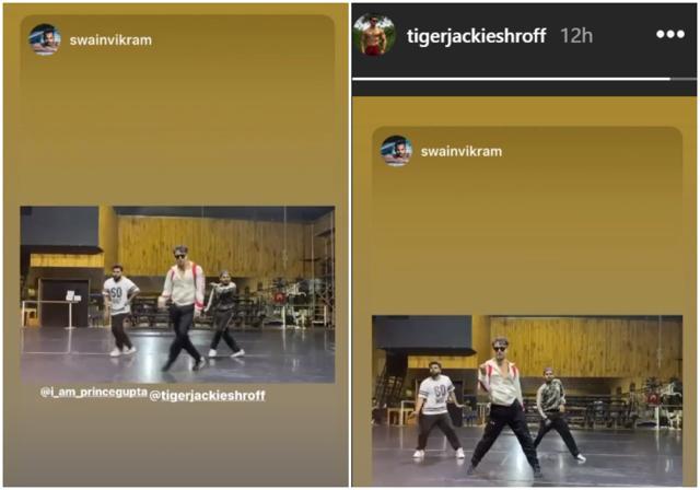 Tiger Shroff shared this video as his Instagram stories. Tiger Shroff shared this video as his Instagram stories.
