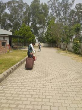 The belongings of students who are unable to come will be put in storage. (HT PHOTO) The belongings of students who are unable to come will be put in storage. (HT PHOTO)