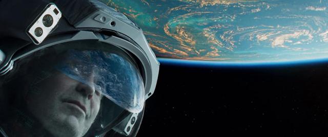 George Clooney in a still from Gravity. George Clooney in a still from Gravity.