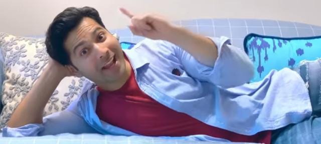 Varun Dhawan shot an ad film on his own at his Juhu home