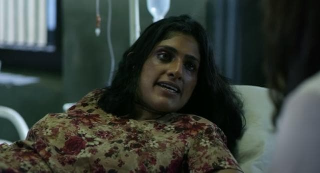 Kubbra Sait in a still from Illegal. Kubbra Sait in a still from Illegal.
