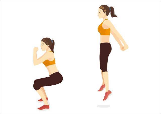 The jump squat can give you a good power boost (Shutterstock) The jump squat can give you a good power boost (Shutterstock)