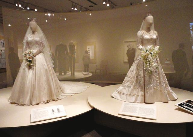 The gowns that have been worn by Princess Elizabeth and Princess Margaret for The Crown (Meher Castelino) The gowns that have been worn by Princess Elizabeth and Princess Margaret for The Crown (Meher Castelino)