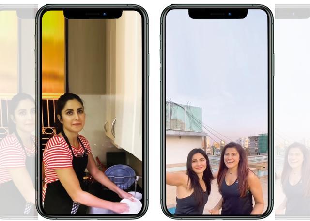 Katrina Kaif’s dishwashing video went viral, but her workouts with Yasmin Karachiwala (right) allegedly stopped soon after filmmaker Farah Khan put out a light-hearted request to stars to stop showing off Katrina Kaif’s dishwashing video went viral, but her workouts with Yasmin Karachiwala (right) allegedly stopped soon after filmmaker Farah Khan put out a light-hearted request to stars to stop showing off