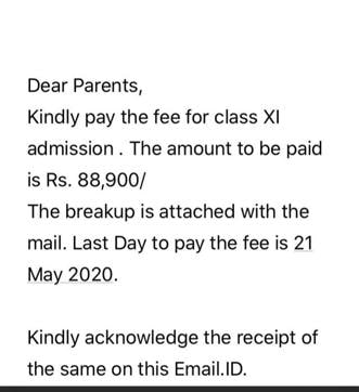The principal says classes will be repeated for those who haven’t paid yet. (HT PHOTO) The principal says classes will be repeated for those who haven’t paid yet. (HT PHOTO)