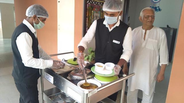 Fresh food was cooked and delivered piping hot to an individual’s apartment. Fresh food was cooked and delivered piping hot to an individual’s apartment.
