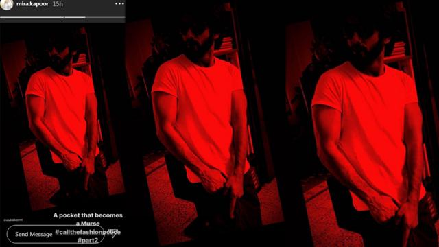 Mira Rajput posted a new picture of Shahid Kapoor. Mira Rajput posted a new picture of Shahid Kapoor.