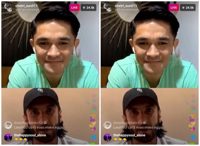 Deepika Padukone crashes Ranveer Singh's Instagram live, actor reveals how  he wooed her while dating