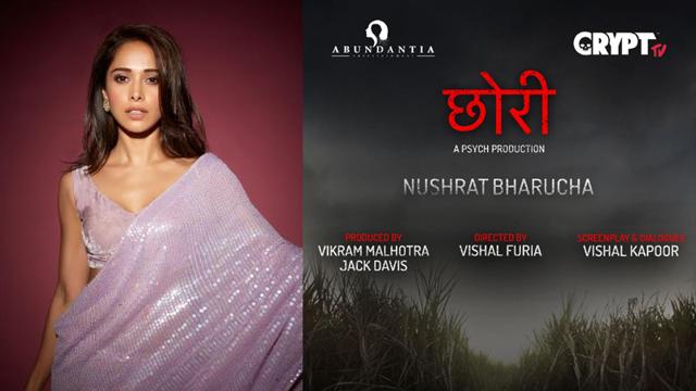 Nushrat Bharucha will now be seen in Chhori. Nushrat Bharucha will now be seen in Chhori.
