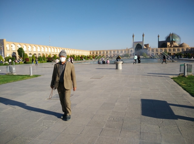 Ramin Khosfian’s photo of the barely-peopled Naksh-e-Jahan Square in Esfahan Iran Ramin Khosfian’s photo of the barely-peopled Naksh-e-Jahan Square in Esfahan Iran