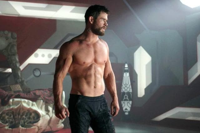 Chris Hemsworth in Thor: Ragnarok. Chris Hemsworth in Thor: Ragnarok.