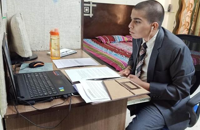 Parth Narula took part in an online MUN event Parth Narula took part in an online MUN event