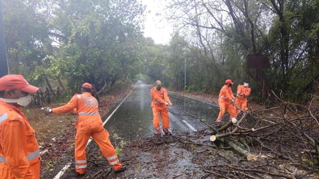 NDRF team in Alibag, Maharashtra (NDRF) NDRF team in Alibag, Maharashtra (NDRF)