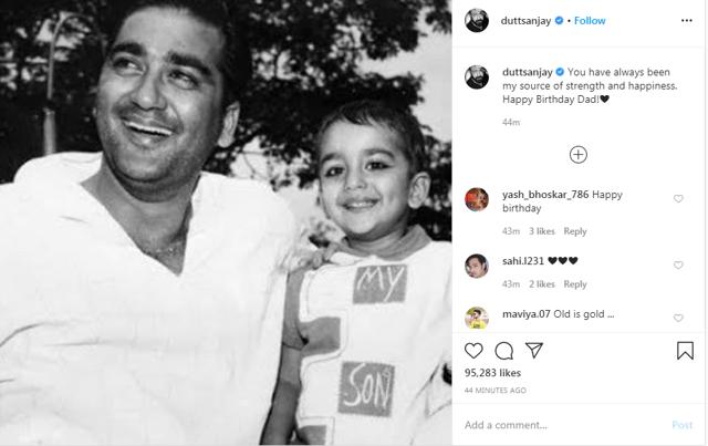 Sanjay Dutt Remembers Sunil Dutt On His Birth Anniversary Daughter Trishala Wife Maanayata Also Show Love Hindustan Times Guru dutt and geeta dutt's love story: sanjay dutt remembers sunil dutt on his